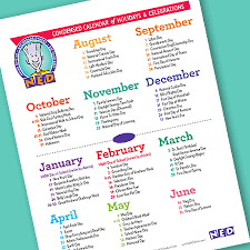 Keep This Handy Reference Guide Nearby So You Can Celebrate The Important And Not So Important Dates All School Yea Beratungslehrer Sozialkunde Schulkalender