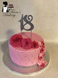 Celebrating your child's 18th birthday? 18th Birthday Cake Birthday Cake Cake For Woman Flower Cake Quilted Cake Birthday Cake For Women Simple Birthday Cakes For Women Birthday Cake With Flowers