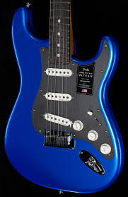 Fender American Ultra II Stratocaster Ebony Fingerboard Noble Blue (43 -  Willcutt Guitars