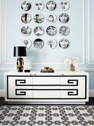 Stack a few plates in a tray and you have a simple accessory. How To Decorate With Fornasetti Plates The Perennial Style Dallas Fashion Blogger