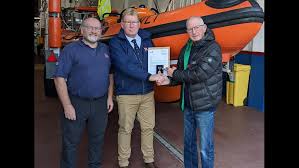 St Bees RNLI volunteer steps down after 35 years saving lives at sea