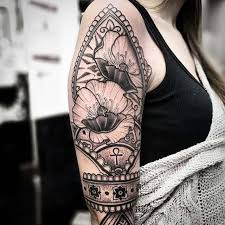 Half sleeve tattoos are trending right now. Top Half Of This Awesome Sleeve From Yesterday With In Took 5 5 Hours And She Sat Like A Boss Studio Xiii Gallery