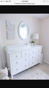 Ikea Hemnes Dresser As A Change Table Ikea Baby Baby Dresser Nursery Baby Room