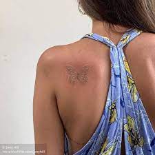 Peacock feather shoulder blade tattoo. Pin On I N K