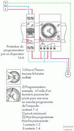 Branchement D Un Programmateur Schema Electrique Electronique Cablage Electrique