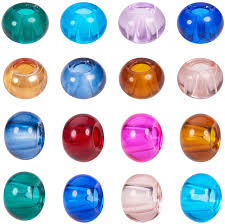 Hand blown rondel art glass circles make an abstract today! Amazon Com Ph Pandahall 100pcs 15x10mm Rondelle Glass Large Hole European Beads Mixed Color Bead Spacers For Diy Snake Chain Charm Bracelet Making With 5mm Hole Kitchen Dining