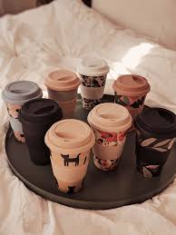 Colorful Cafe Yo Cups Best Bamboo Reusable Cups For Coffee Lovers Zero Waste By Mimi August Coffee Cup Design Colorful Cafe Reusable Cups