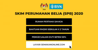 Permohonan Skim Perumahan Belia Spb 2020 Bsn Myhome Info