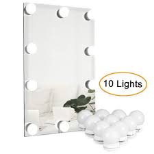 Hollywood Style Led Vanity Mirror Lights Kit With Dimmable Light Bulbs Lighting Fixture Strip For Makeup Vanity Table Set In Dressing Room Mirror Not Include Walmart Com Walmart Com