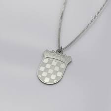 Mädchen und kinder spitzt die ohren: Kroatische Halskette Kroatien Anhanger Sterling Silber Etsy