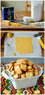 Easy Homemade Cheez It Cracker Recipe Crafty Morning Homemade Cheez Its Homemade Snacks Cracker Recipes