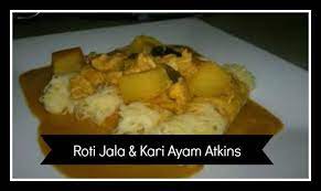 Roti Jala Kari Ayam Atkins Resipi Atkins Lynn Mohd Roti Kari Ayam Low Carb Recipes