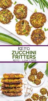 Easy Low Carb Keto Zucchini Fritters Recipe No Flour Recipe In 2021 Zucchini Fritters Recipe Keto Recipes Keto Veggie Recipes