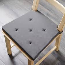 Justina Stuhlkissen Grau 35 42x40x4 0 Cm Ikea Deutschland Chair Pads Swing Chair Bedroom Kitchen Chair Pads