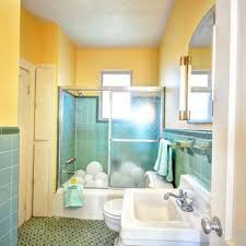 Whether you prefer gleaming tiles and sleek glass or the warm tactility of natural wood, there's more than one way to create a beautiful bathroom. Blue And Yellow Bathroom Ideas Houzz