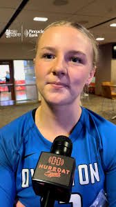 Overton's Daisy Ryan talks about her big day with 23 Kills as the Eagles  won in four sets over Southwest today to advance