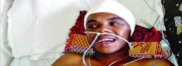 Sam awakes from coma