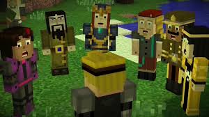 Caption this image : rMinecraftStoryMode