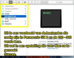 Firmware Panasonic Gx 8 Met Foto En Beperkte Uitleg Digital Camera Digital Supportive