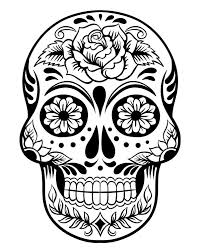 Foster the literacy skills in your child with these free, printable coloring pages that can be easily assembled int. Printable Sugar Skull Day Of The Dead Coloring Page Mama Likes This