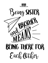 We have collected 40+ brother and sister coloring page images of various designs for you to color. Sister And Brother Printables Baby Free Printable Posters And Coloring Pages Barnrum