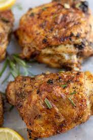 Crispy Air Fryer Lemon Herb Chicken Thighs Wine A Little Cook A Lot Recipe Lemon Herb Chicken Air Fryer Chicken Thighs Cooking Frozen Chicken
