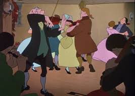 This Is The Party Ballroom Dance Scene From Walt Disney S The Legend Of Sleepy Hollow 1949 The Bass Player Is On The Right