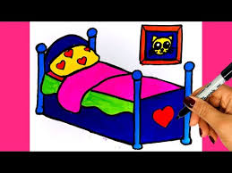 Selain itu, agar kamar mandi tidak terkesan terlalu gelap, kamu bisa mewarnai setengah bagian kamar mandimu dengan warna putih, dan menggunakan perabotan berwarna putih juga. Dáº¡y Be Váº½ Va To Mau Phong Ngá»§ Cara Menggambar Dan Mewarnai Kamar Tidur ThÆ° Váº½ HÆ°á»›ng Dáº«n Váº½ Tranh Ä'Æ¡n Giáº£n Nháº¥t Tim Truyá»‡n Tranh La NÆ¡i Báº¡n Co