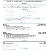 Attorney Resume Templates Litigation Attorney Resume Sample Resume ...
