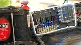 How automotive relays and fuses a relay consists of a small coil of wire around a central iron core. How To Make A Power Relay Fuse Block Automotive Wiring Youtube