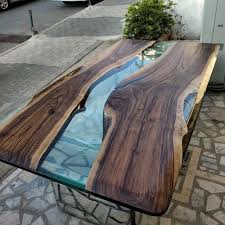 Made To Order Epoxy Wood Resin Clear Table Epoxy Walnut Etsy In 2020 Wood Resin Clear Epoxy Walnut Wood