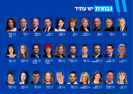 יש עתיד הציגה את רשימתה לכנסת