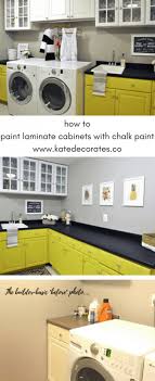 Chalk paint is a diyer's best friend, so grab a screwdriver and start taking apart your cabinets. How To Paint Laminate Cabinets With Chalk Paint Kate Decorates