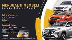Bagi pasangan 'couple', anda boleh berlakon sebagai suami isteri untuk pinjamkan lesen. Jual Beli Kereta Sabah Suria Inanam Kota Kinabalu 2021