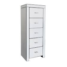 Tallboy bedroom dressers are great pieces of bedroom furniture that are taller than they are wide, fitting comfortably into your bedroom, with many different drawer options and finishes available. Charles Bentley 5 Drawer Mirrored Tallboy