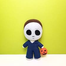 Baby Michael Myers Plush Etsy Halloween Felt Crafts Felt Halloween Felt Crafts Diy