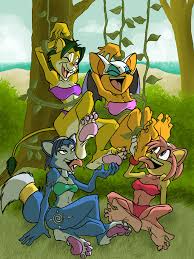Twice through her shoe (seasin's greetinks! and be kind to 'aminals') and twice barefoot (shiver me timbers! and bridge ahoy!). Group Tickling 1 By Jinkslizard On Deviantart
