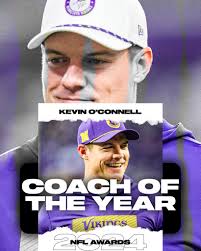 Kevin O'Connell wins Coach of the Year 👏 Minnesota Vikings