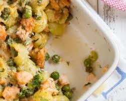 Gratin De Pates Minceur Aux Petits Pois Et Au Saumon Recette Gratin Recettes De Cuisine Recette