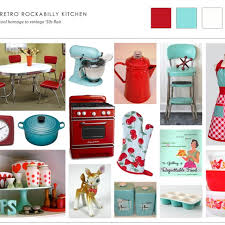 top interesting retro red kitchen