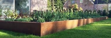 Randeinfassungssysteme Corten Stahl Greenmax Tuin En Terras Voortuin Tuin Inspiratie