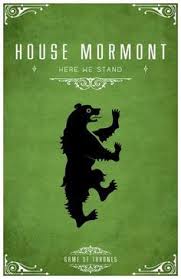 Maison Mormont Game Of Thrones Houses Game Of Thrones Poster Mormont Game Of Thrones