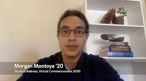 "I urge you to let the Class of 2020 be remembered as the class that  challenged and turned the world