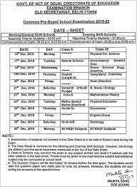 Class 10 and 12 board exam date 2021 has been announced for both theory and practical exams. Cbse Pre Board Exam Date Cbse Pre Board 2020 Exams In Delhi To Begin From Dec 16 Practicals From Jan 1 Board Exams From Feb 15