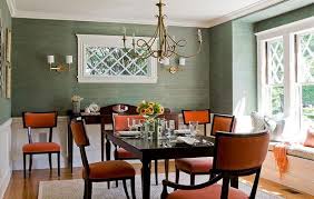 20th century philippine british colonial dining room tables. How To Use Orange Colors Creatively And Add Interest To Modern Dining Room Decorating