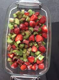 Confiture Fraise Rhubarbe Fraise Rhubarbe Confiture Fraise Confiture