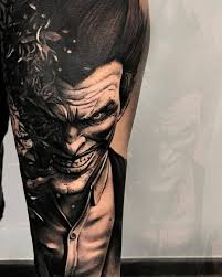 Black And Grey Tattoo Artists Tattoo Artist Sergio Fernandez Tattoo Artists Joker Tattoo Tattoos For Guys