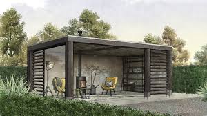 De Gaev Serie Combineert Hout Met Beton En Staal Strak Modern Maar Altijd Warm Ee Abris De Jardin Design Amenagement Jardin Devant Maison Amenagement Jardin