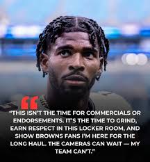 When asked last week about why he turned down an endorsement deal.