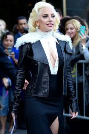 See more ideas about lady gaga, american horror story hotel, lady. Lady Gaga Dazzles In Monochrome Thigh Split Dress Ahead Of American Horror Story Hotel Premiere Mirror Online